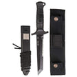 Couteau de combat Mil-Tec KM 2000 type Bundeswehr lame Tanto acier 440A 16,5 cm avec étui pivotant 360°