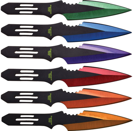 Couteau de lancer Perfect Point PP-595 lame 70 mm manche nylon avec étui
