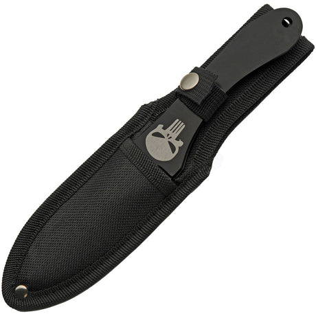 Couteau de lancer Rite Edge Skull Thrower lame 102 mm manche nylon