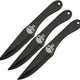 Couteau de lancer Rite Edge Skull Thrower lame 102 mm manche nylon