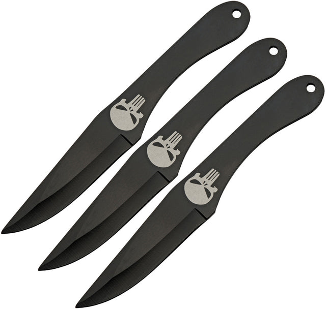 Couteau de lancer Rite Edge Skull Thrower lame 102 mm manche nylon