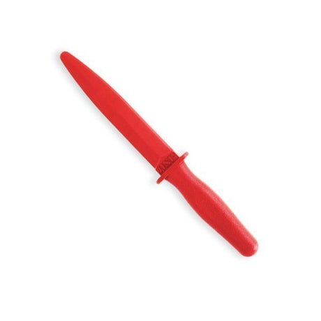 Couteau d'entraînement ASP Red Gun inerte à lame souple 16,7 cm pour instruction
