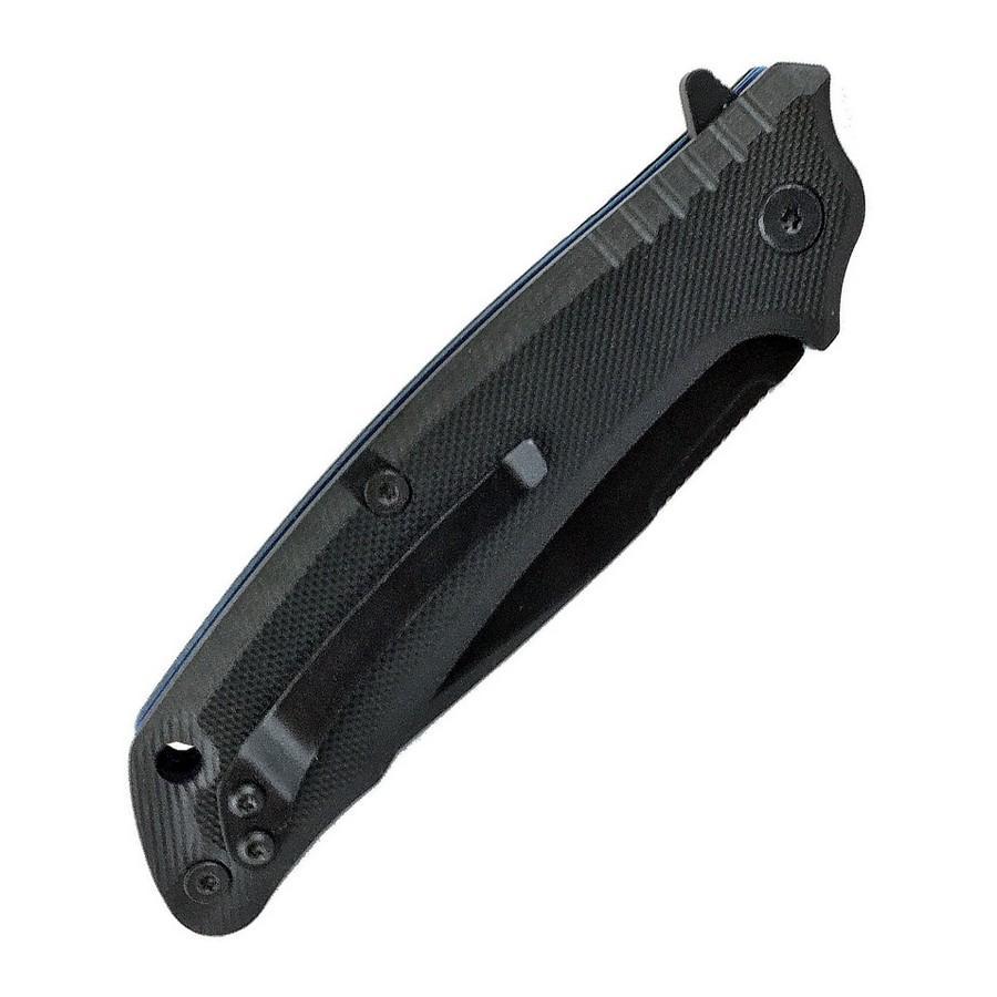 Couteau pliant ABKT Tac Predator acier D2 lame tanto 95 mm manche G10