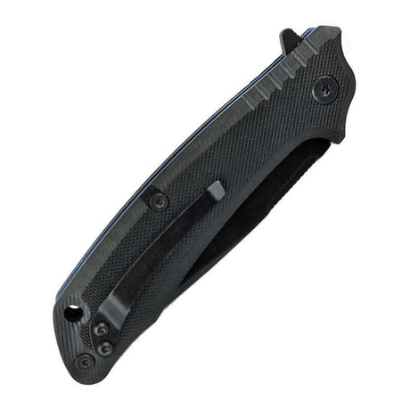Couteau pliant ABKT Tac Predator acier D2 lame tanto 95 mm manche G10