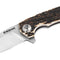 Couteau pliant Boker Wilki H acier 14C28N lame 80 mm lame drop point