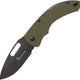 Couteau pliant Browning Hidden Hollow Large acier D2 lame 76 mm manche G10
