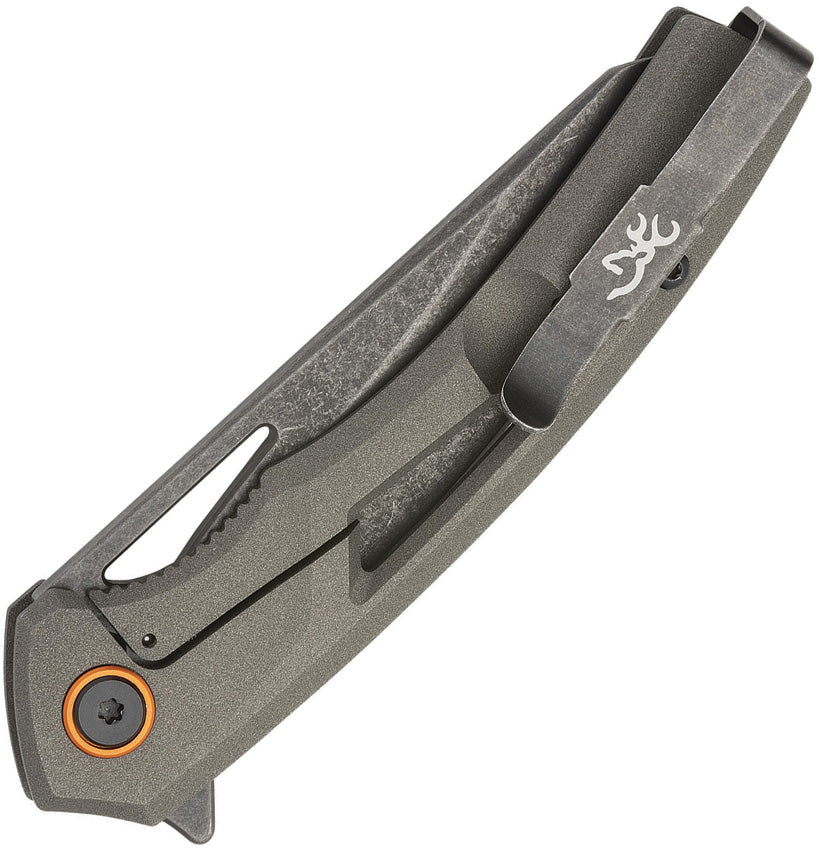 Couteau pliant Browning South Slope acier D2 lame drop point 76 mm