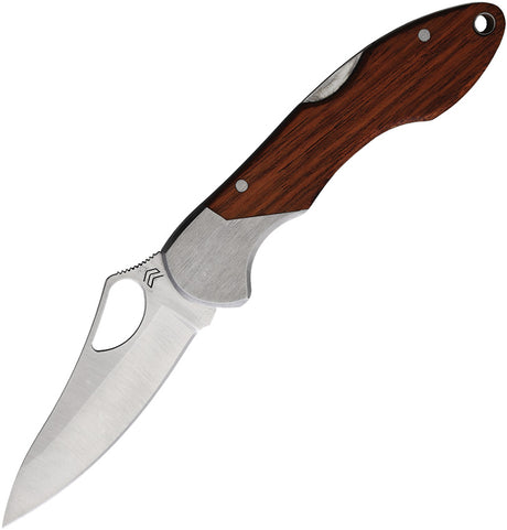 Couteau pliant CIMO Gecko 7 lame 70 mm manche bois avec passage de dragonne