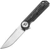 Couteau pliant Dreamtech D3897 acier D2 lame drop point 83 mm manche micarta