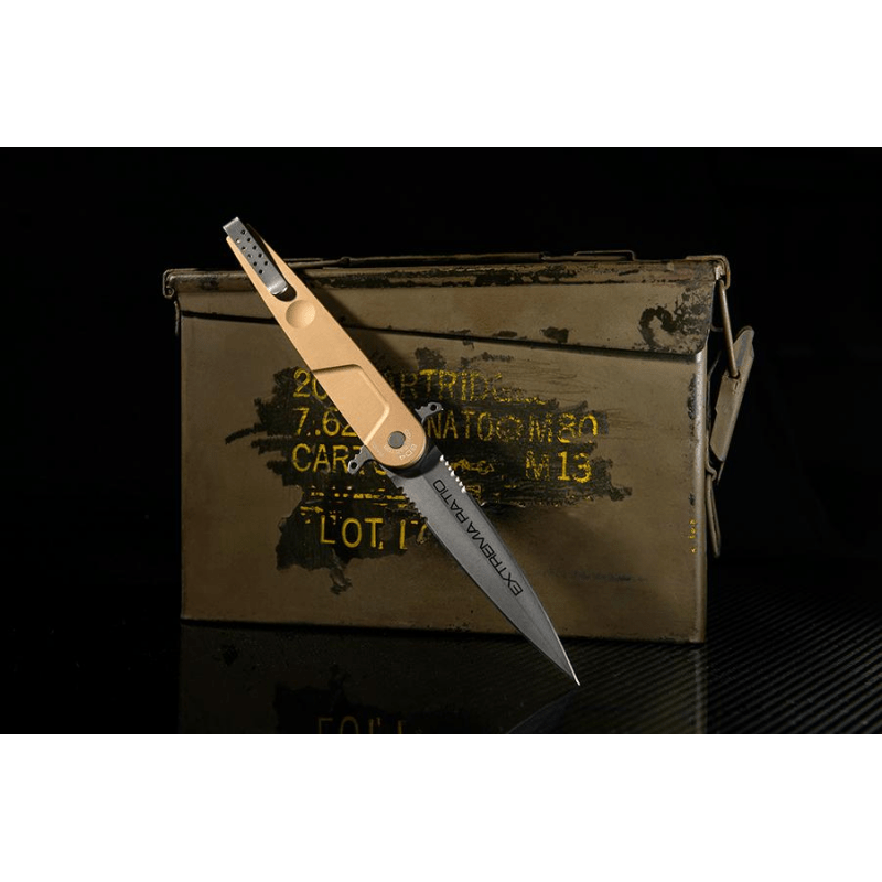 Couteau pliant Extrema Ratio BD4 Contractor acier N690 lame 123 mm double tranchant