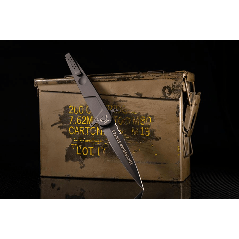 Couteau pliant Extrema Ratio BD4 Contractor acier N690 lame 123 mm double tranchant