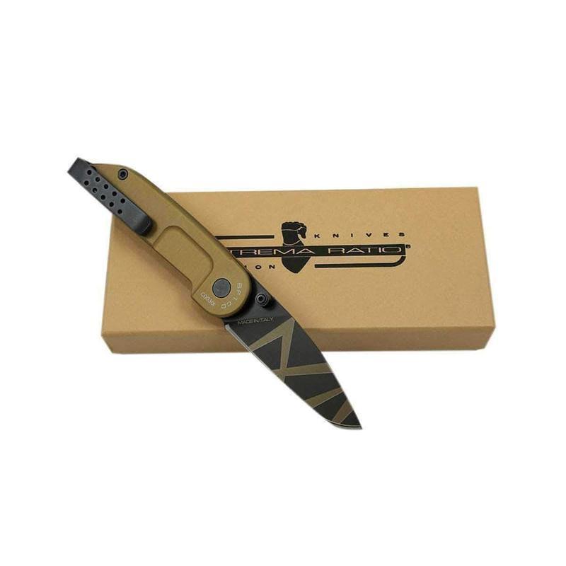Couteau pliant Extrema Ratio BF1 CD Warfare drop point acier N690 lame 69 mm