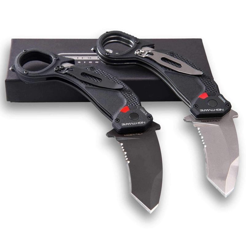 Couteau pliant Extrema Ratio Nightmare karambit acier N690 lame 73 mm