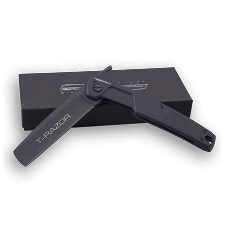 Couteau pliant Extrema Ratio T-Razor acier N690 lame 95 mm manche aluminium