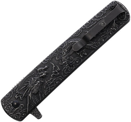 Couteau pliant Falcon Dragon KS3024 à ouverture assistée verrouillage linerlock