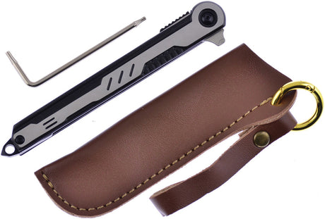 Couteau pliant Frost Cutlery Sling Blade acier 440C lame 89 mm manche acier inoxydable