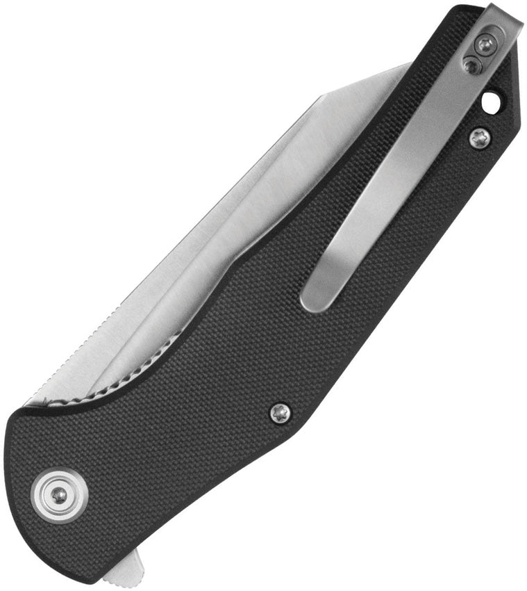 Couteau pliant Kubey Flash acier San Mai M2 lame tanto 95 mm manche G10