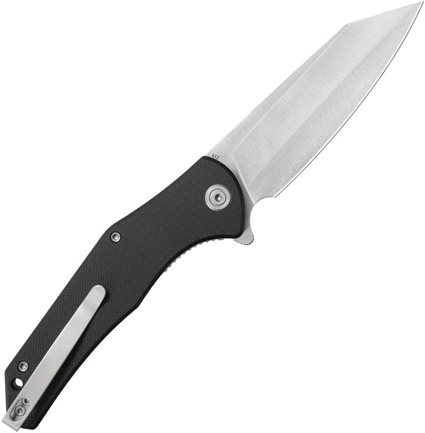 Couteau pliant Kubey Flash acier San Mai M2 lame tanto 95 mm manche G10