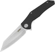 Couteau pliant Kubey Flash acier San Mai M2 lame tanto 95 mm manche G10
