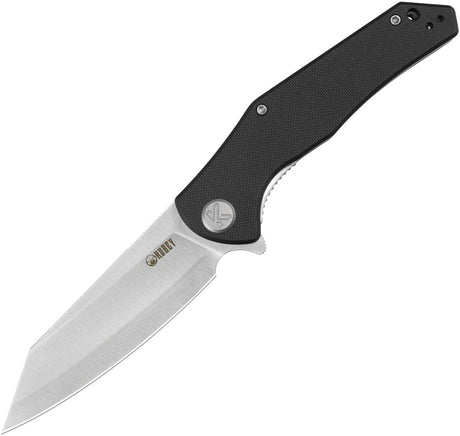 Couteau pliant Kubey Flash acier San Mai M2 lame tanto 95 mm manche G10