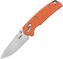 Couteau pliant Kubey Freki acier 14C28N lame drop point 80 mm manche G10