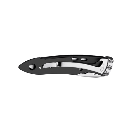 Couteau pliant Leatherman Skeletool KB lame 420HC de 6,6 cm, clip amovible