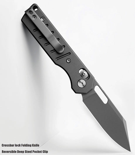 Couteau pliant Miguron Knives Gatov acier D2 lame clip point 73 mm