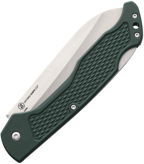 Couteau pliant Ontario Camp Plus Chef lame 108 mm manche nylon avec passage de dragonne