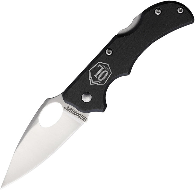 Couteau pliant Outdoor Life Summit lame 70 mm manche aluminium avec clip de poche