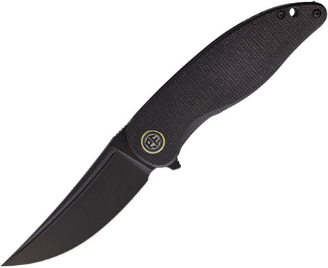 Couteau pliant Petrified Fish Simum acier Bohler K110 lame 89 mm manche micarta