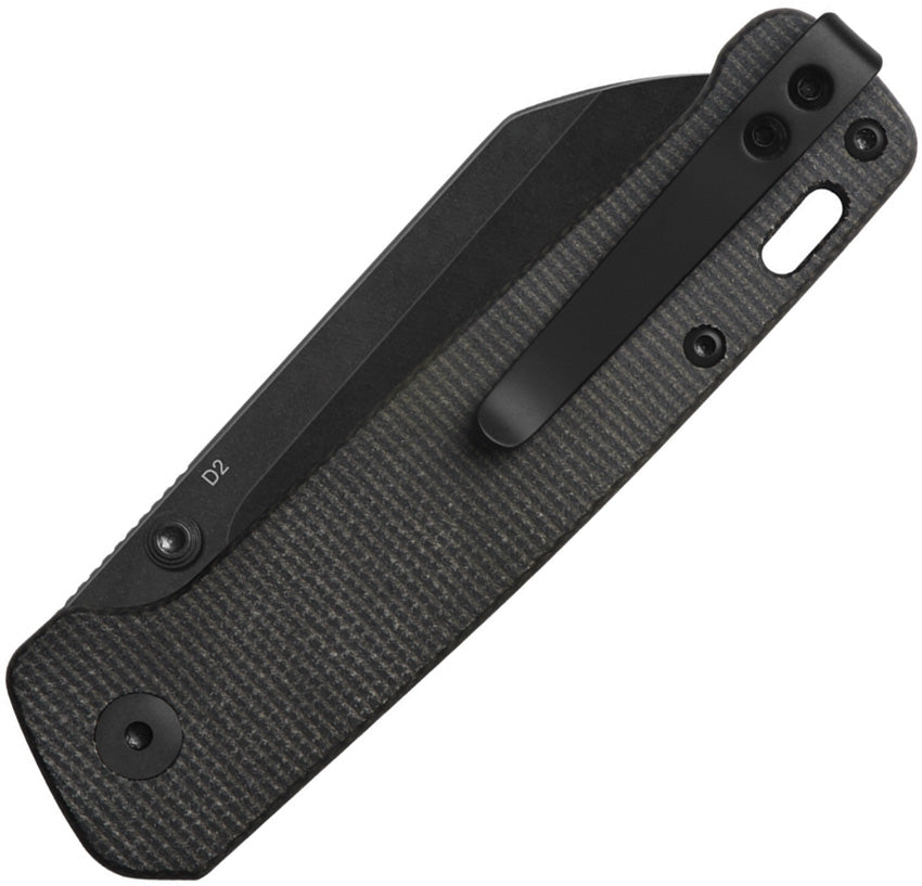 Couteau pliant QSP Knife Penguin V2 acier D2 lame sheepsfoot 76 mm