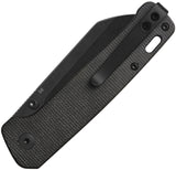 Couteau pliant QSP Knife Penguin V2 acier D2 lame sheepsfoot 76 mm