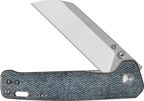 Couteau pliant QSP Knife Penguin V2 acier D2 lame sheepsfoot 76 mm