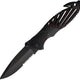 Couteau pliant S-TEC T20318 lame spear point 83 mm manche aluminium