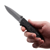 Couteau pliant SOG Escape acier 9Cr18MoV lame 83 mm coupe-lien et brise-vitre