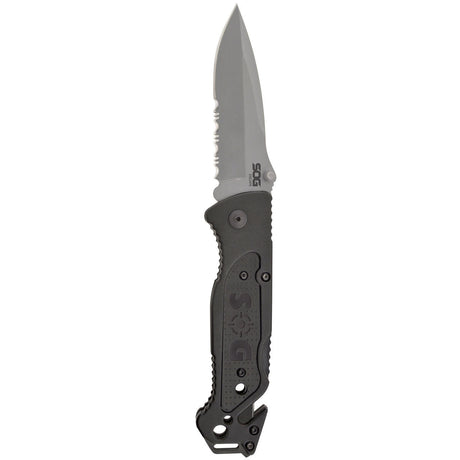 Couteau pliant SOG Escape acier 9Cr18MoV lame 83 mm coupe-lien et brise-vitre