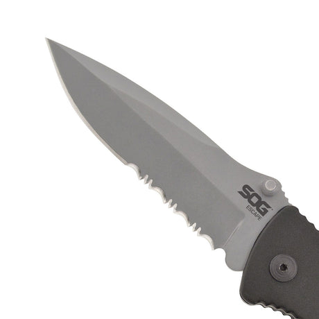 Couteau pliant SOG Escape acier 9Cr18MoV lame 83 mm coupe-lien et brise-vitre