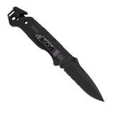 Couteau pliant SOG Escape acier 9Cr18MoV lame 83 mm revêtement TiNi coupe-lien