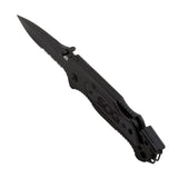 Couteau pliant SOG Escape acier 9Cr18MoV lame 83 mm revêtement TiNi coupe-lien