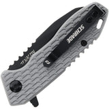Couteau pliant Schrade Tenacity acier AUS-10A lame 64 mm manche aluminium