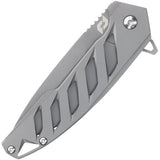 Couteau pliant Schrade Ventricle acier AUS-10A lame 76 mm manche acier inoxydable
