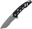 Couteau pliant Schrade Ventricle acier AUS-10A lame tanto 76 mm manche acier inoxydable