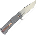 Couteau pliant Se7en Plus Overlander acier D2 lame clip point 86 mm