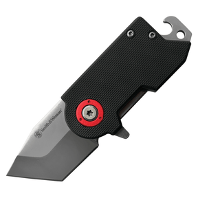 Couteau pliant Smith & Wesson Benji frame lock lame tanto 38 mm avec décapsuleur