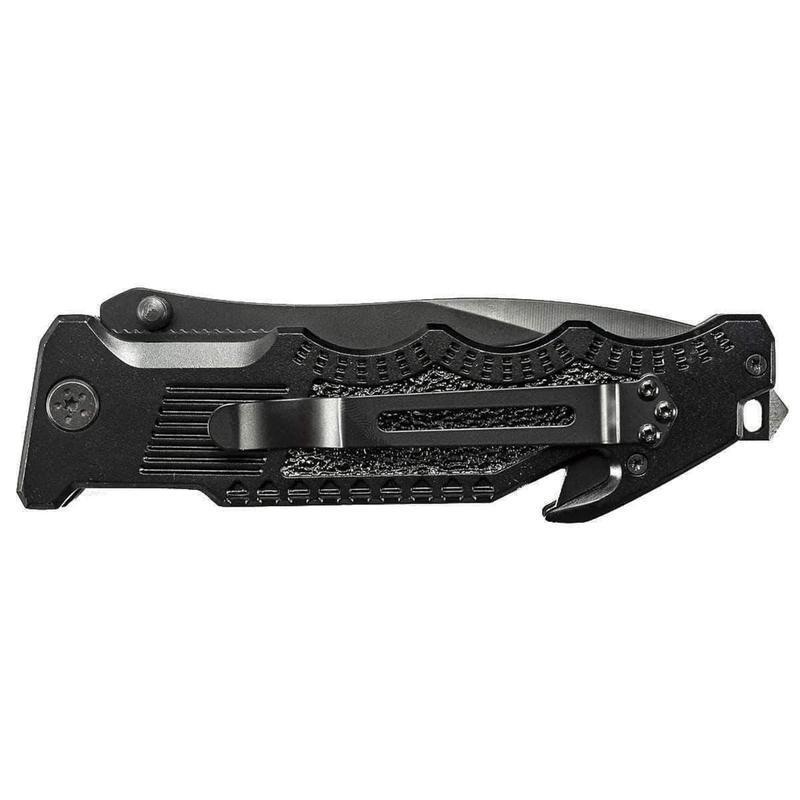 Couteau pliant Smith & Wesson Border Guard acier 7Cr17 lame 108 mm brise-vitre coupe-ceinture