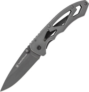 Couteau pliant Smith & Wesson CK400 Large lame drop point 76 mm manche titane
