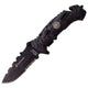 Couteau pliant US Marine Corps 1049 ouverture assistée lame drop point 102 mm manche nylon fibré