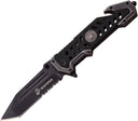 Couteau pliant US Marine Corps 1052 ouverture assistée lame tanto 102 mm coupe-ceinture
