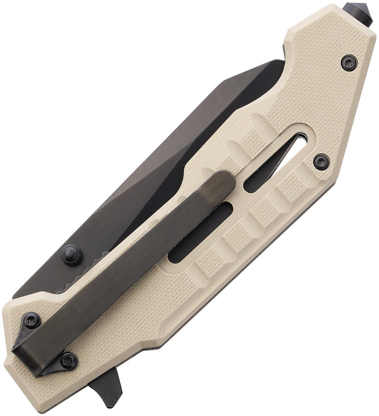 Couteau pliant US Marine Corps M-A3002 acier 3Cr13 lame wharncliffe 83 mm