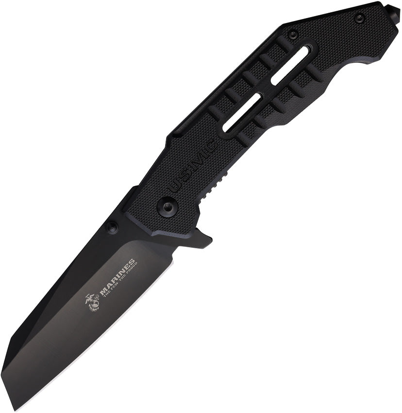 Couteau pliant US Marine Corps M-A3002 acier 3Cr13 lame wharncliffe 83 mm